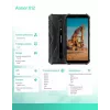 Atsparus išmanusis telefonas UleFone Armor X12 — 3GB RAM, 32GB atminties, visiškai juodas