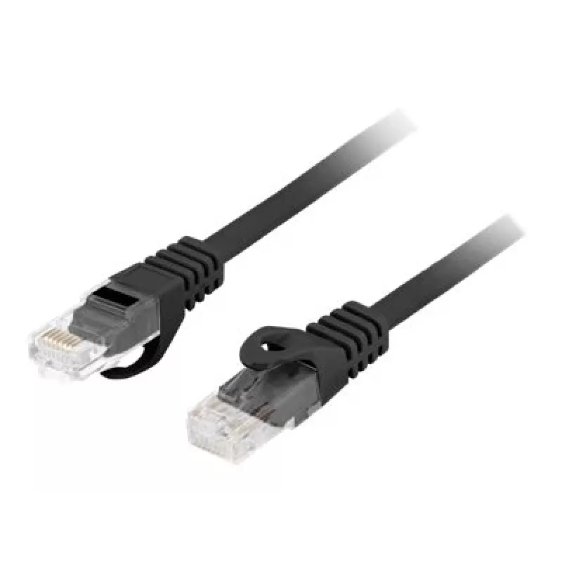 Tinklo kabelis LANBERG PCU6-10CU-1000-BK Cat6 U/UTP RJ-45 10 m Juodas