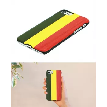 man and wood išmaniojo telefono dėklas iPhone XR — Reggae Juoda