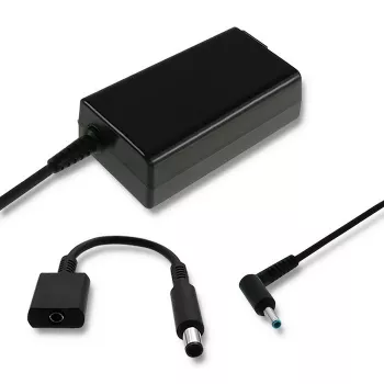 Qoltec 51728 maitinimo adapteris HP| 65W | 19V | 3.33A | 4.5*3.0+pin | adapteris 4.5*3.0+pin/7.4*5.0+pin | maitinimo kabelis
