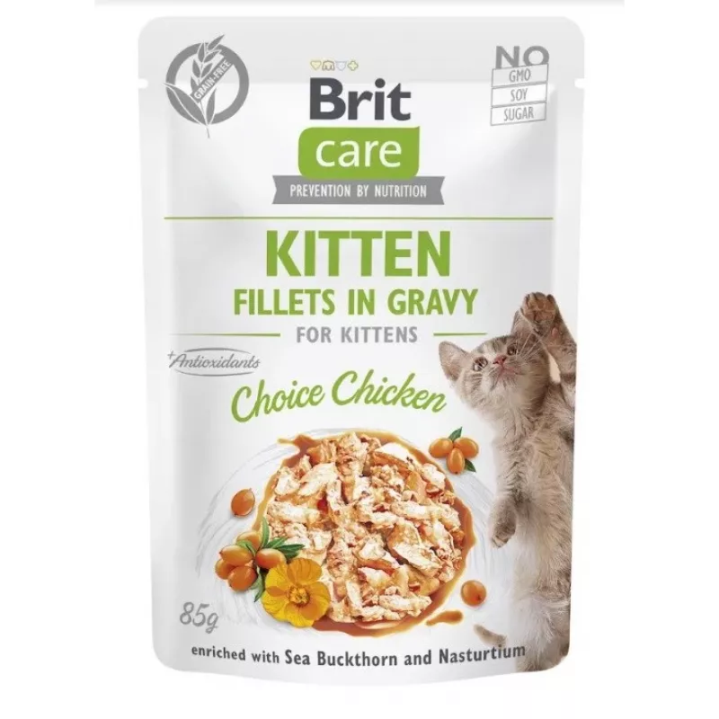 BRIT Care Cat Kitten Choice maišelis – šlapias kačių maistas – 85 g