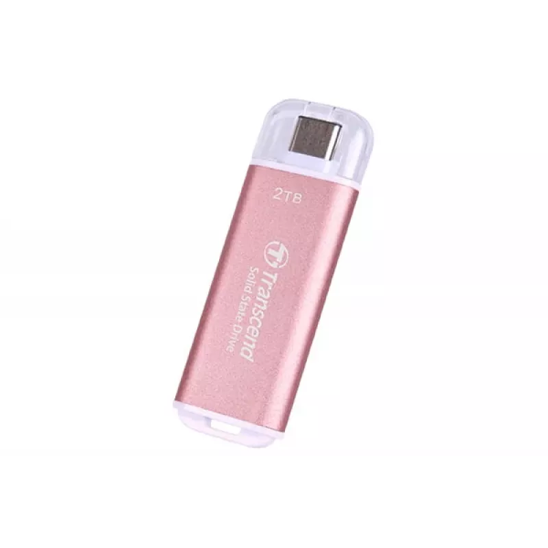 Išorinis kietojo kūno diskas TRANSCEND TS2TESD300P 2 TB USB Type-C, iki 1050/950 MB/s, aliuminis, mėlynas