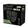 Garsiakalbis ESPERANZA BAILA 6 W laidinis ant grindų statomas garsiakalbis, 6 W RMS, 160–20000 Hz, 3 Ω, USB ir 3,5 mm, pora