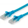 ROLINE - komutacinis kabelis - RJ-45 (M) to RJ-45 (M) - 1 m - SFTP, PiMF - CAT 6 - Halogen-Free, Moulded, Stranded - Mėlyna (21.15.2641)