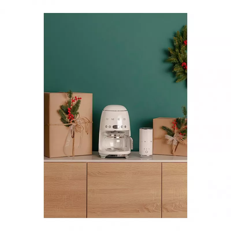 Smeg 50's Style DCF02CREU kavos aparatas 1,25 l kreminis
