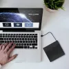 Išorinis DVD‑RW įrenginys QOLTEC 51857 — USB 3.0, SATA sąsaja, DVD±R 8x, DVD±RW 4x, DVD‑RAM 5x, CD 24x, juodas