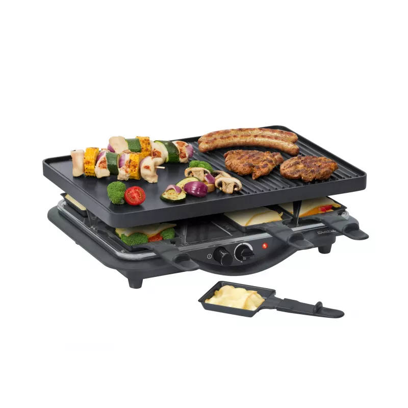 Raclette Grill Steba RC 28 8 asmenims 1400 W Juoda Chromas