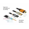 HDMI laidas DeLOCK 85729 2 m HDMI Type A Standard juodas auksinis