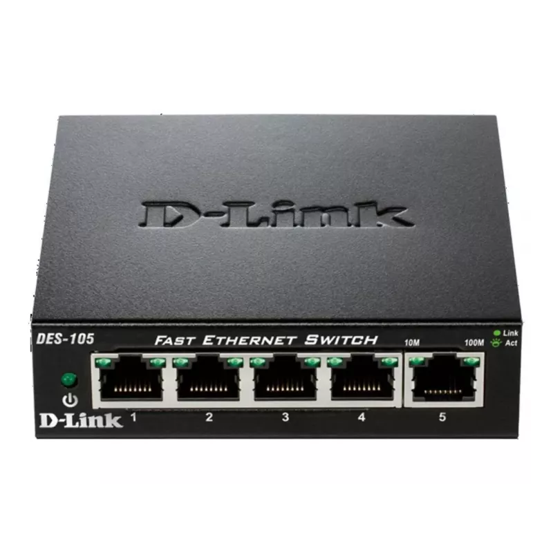D-Link DES-105 nevaldomas L2 juodas
