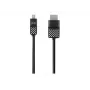 Mini DisplayPort į HDTV kabelis, 1,8 m, Mini DisplayPort, HDMI, kištukas, kištukas, juodas