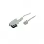 Telefoninis kabelis S/CONN 70046-W 6 m Baltas