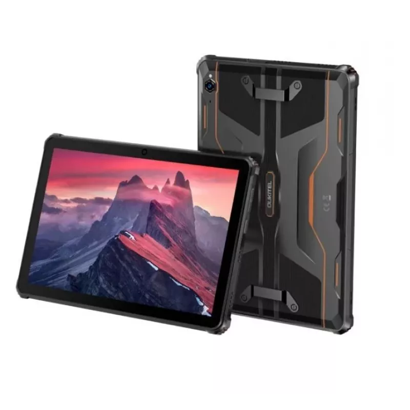 Oukitel RT9 10.1 6/256GB Orange nešiojamasis planšetinis kompiuteris, 11000 mAh