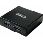 SpeaKa Professional SP-HDS-220 1+2 prievadų HDMI skirstytuvas, palaikantis Ultra HD 3840 x 2160 pikselių, juodos spalvos (SP-9006064)