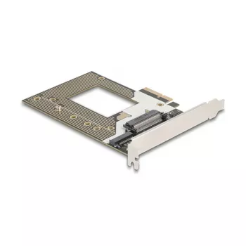 Vidinė M.2 / U.2 adapterio kortelė DELOCK 90854 — PCIe 4.0 (kompiuterio: PCIe, išvestys: M.2 Key M 110 mm, U.2)