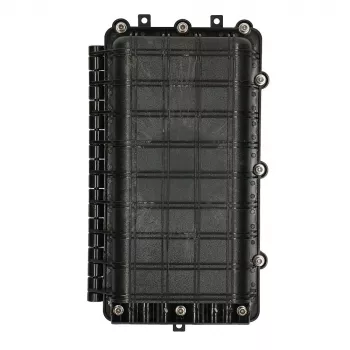 Lauko šviesolaidinė mova Extralink Jerry 2 padėklai 24 gyslų, ABS/PVC korpusas, juoda