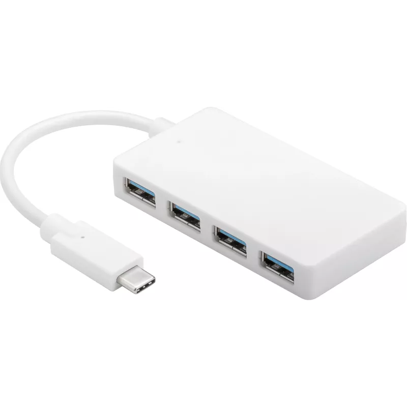 „Microconnect“ USB3.1CUSB3 sąsajos šakotuvas USB 3.2 Gen 1 (3.1 Gen 1) Type-C 5000 Mbit/s Baltas