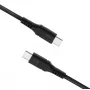 USB-C į USB-C fiksuotas laidas FIXED FIXDLS-CC2-BK — 2 m, 60 W