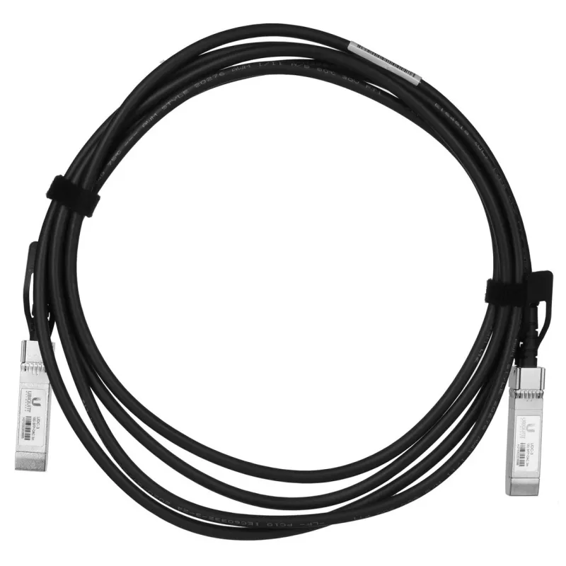 Ubiquiti UniFi Direct Attach 3 m šviesolaidinis kabelis juodas