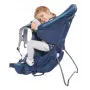 Kūdikio nešiojimo kuprinė Deuter Kid Comfort Pro, mėlyna, poliamidas, maks. 22 kg, skydelis nuo saulės, šoninė kišenė
