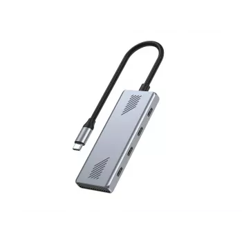 USB-C 3.2 Gen 2 4 prievadų koncentratorius, GEMBIRD UHB-CM-U310-C4-01