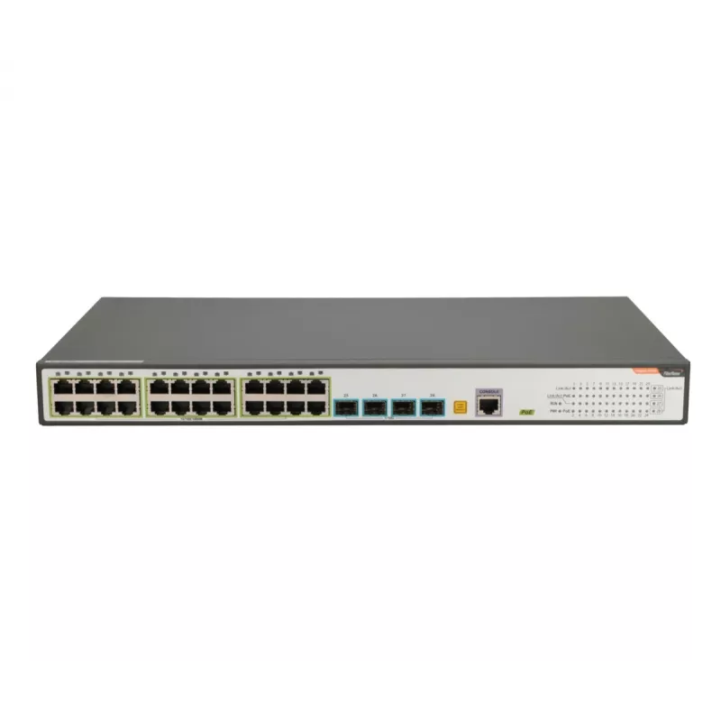 Valdomas komutatorius FiberHome S4820-28T-X-PE-AC L2/L3 Gigabit Ethernet 24 prievadai PoE