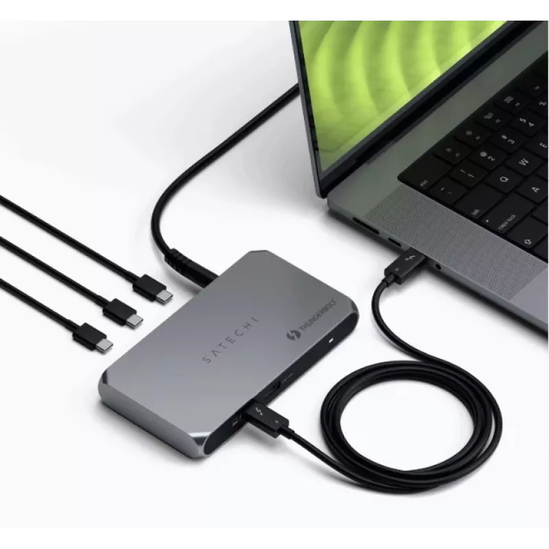 Hub Satechi Thunderbolt 4 plonas USB-C