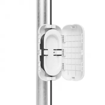 Ubiquiti UACC-FIBER-SR-KIT kabelių organizatorius Stulpo/Sienos kabelių dėžutė Balta 1 vnt.