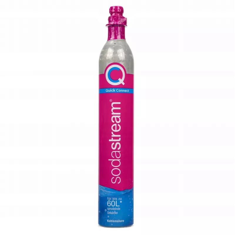 SodaStream karbonizatorius auksinis baltas 1L plastikinis 60L talpa