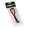 ModMesh SATA 3 kabelis 30 cm – kraujo raudonumo – kabelis – skaitmeniniams duomenims (CM-CAB-SATA-N30KBR-R)