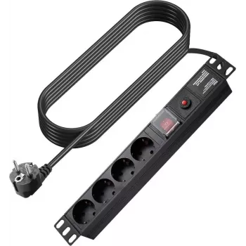 Maitinimo adapterio kištukas VISION EU Duckhead adapteris, skirtas Apple maitinimo šaltiniui C7 aštuoniukės lizdas į EU CEE 7/7 Schuko kištuką, baltas