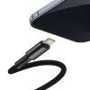 Baseus didelio tankio pintas laidas Type-C į Lightning, PD, 20W, 1m (juodas)