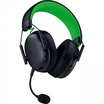 Ausinės Razer JuodaShark V3 X HyperSpeed — laidinės ir belaidės (USB-A, Bluetooth), Circumaural, 20–28 kHz, 270 g, juoda/žalia
