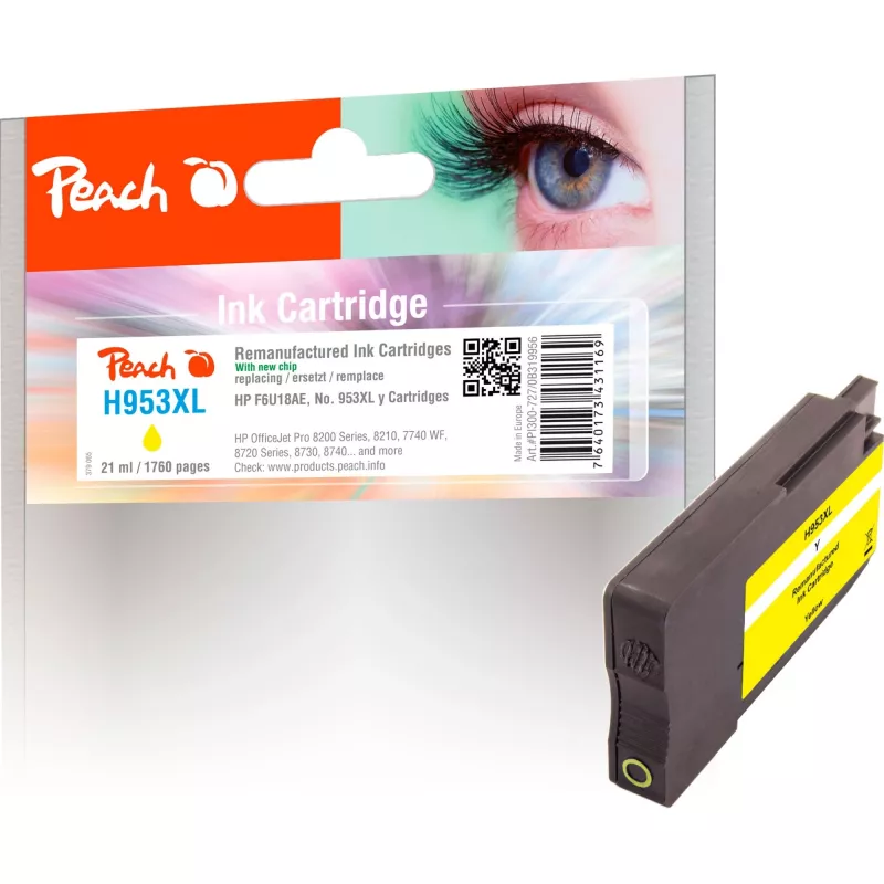 Peach 319956 tonerio kasetė 1 vnt. geltona