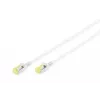Tinklo kabelis Digitus CAT 6A U/FTP plonas komutacinis kabelis RJ-45 Cat6a 3 m Pilkas