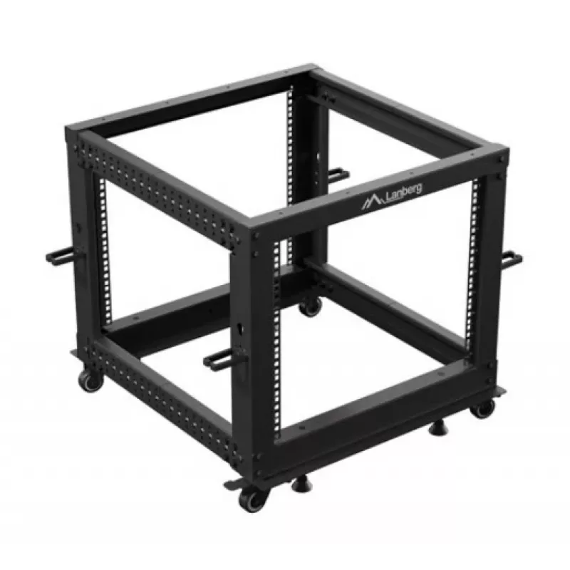 Atviras stovas LANBERG OR01-6109-B 9U 600x600 mm