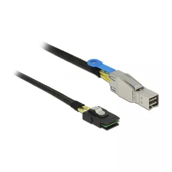 SAS laidas DeLOCK 83616 1 m 6 Gbit/s Juodas