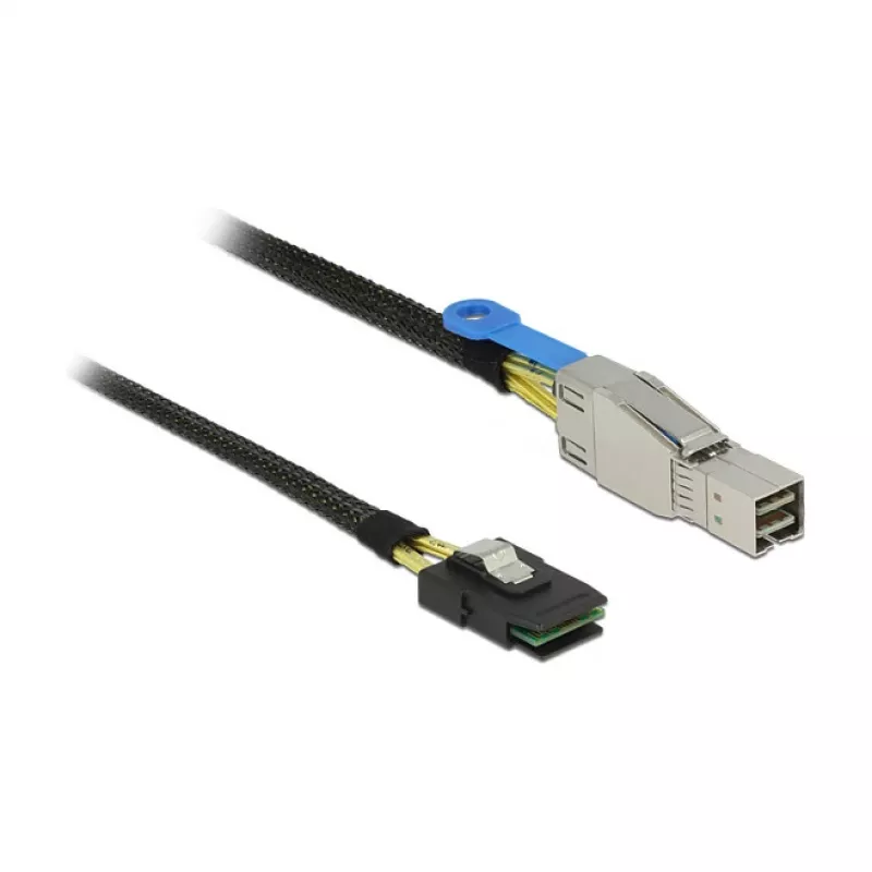 SAS laidas DeLOCK 83616 1 m 6 Gbit/s Juodas