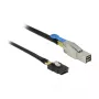 SAS laidas DeLOCK 83616 1 m 6 Gbit/s Juodas
