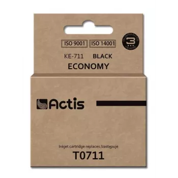 Actis KE-711 rašalas (pakaitalas Epson T0711, T0891, T1001; Standartinis; 15 ml; juodas)