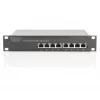 DIGITUS 10 colių Gigabit Ethernet komutatorius, 8 prievadų, nevaldomas - 8x Gigabit RJ45, montuojamas į stovą