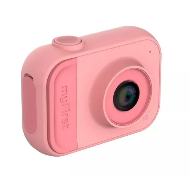 Vaikiškas skaitmeninis fotoaparatas Xrec myFirst Camera 10 — rožinis, skirtas vaikams nuo 5 metų, 76 g
