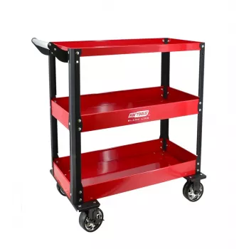 Dirbtuvių vežimėlis AWTools 1005466 metalinis 3 lygių keliamoji galia 150 kg