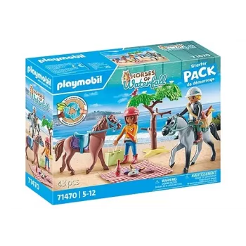 Playmobil 71470 Horses of Waterfall: Horse Riding Trip Starter Pack