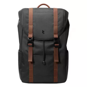 Nešiojamojo kompiuterio kuprinė Tomtoc VintPack-TA1, 22 l talpa, tinka iki 15,6 colių (juoda)