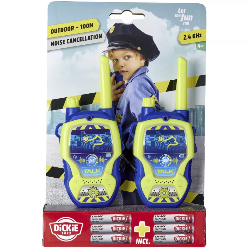 Rinkinys racijų Dickie Police 2.4 GHz, 2 vnt., modelis 201118197