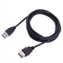 USB A laido patinėlis - USB A laido patelė ilginamasis kabelis SBOX 2 m