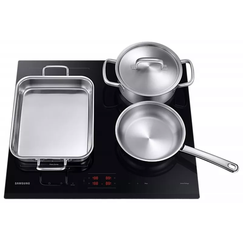 Built-In Hob Samsung NZ64B5045GK/U2, Induction, 4 Cooking Zones, Flex Zone, SmartThings Cooking, Auto Connectivity, 60 cm, Juoda