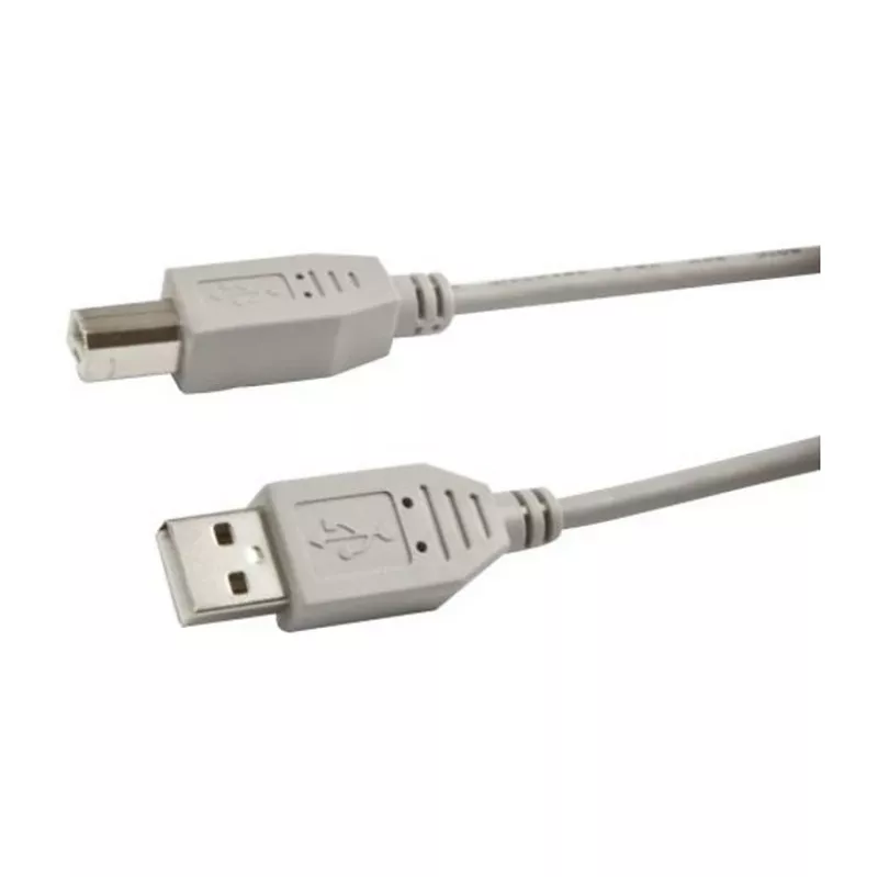 Synergy 21 S215188 - 5 m - USB A - USB B - USB 2.0 - Vyriškas/Vyriškas - Pilka