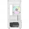 PC Micro Tower korpusas THERMALTAKE View 170 WS ARGB Snow — Micro ATX, baltas, 2x120mm šone, 1x120mm gale, PSU apačioje, palaiko 2.5 colio/3.5 colio