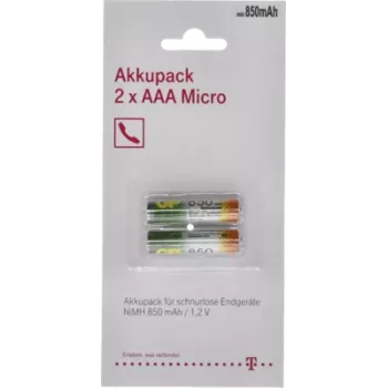 Įkraunama baterija Telekom AAA 1,2 V 850 mAh, nikelio-metalo hidrido